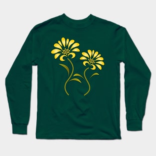 Origami Flowers 2 Long Sleeve T-Shirt